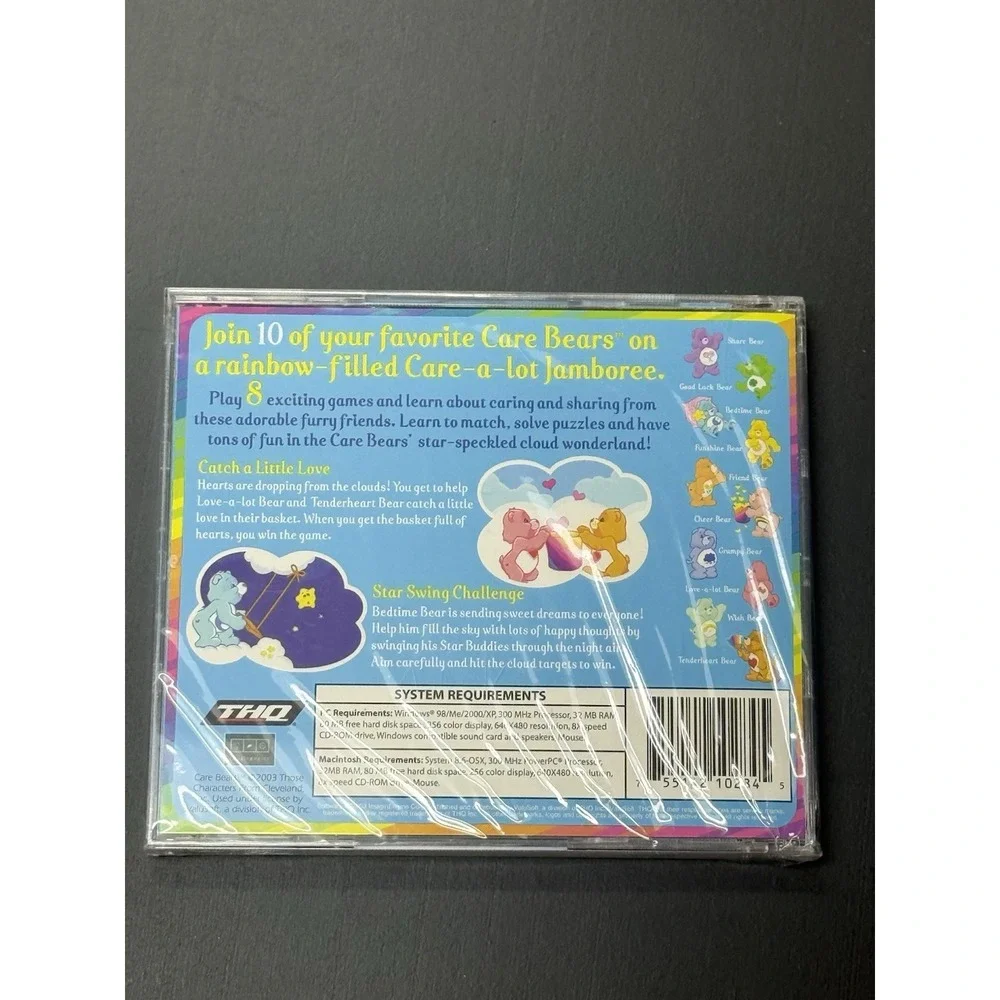 Care Bears: Care-a-lot Jamboree Video Game for PC & Mac NEW SEALED Vintage 2003